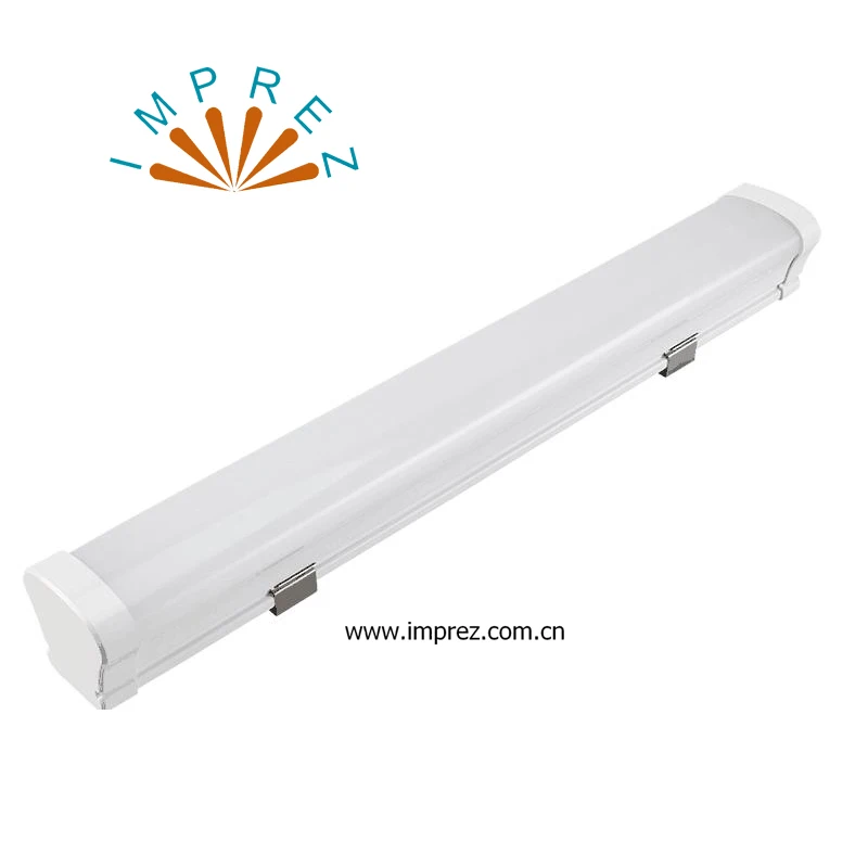 

4ft Led Vapor Tight Retrofit 50w Tri proof light ip65 milky or clear cover tubes fixture
