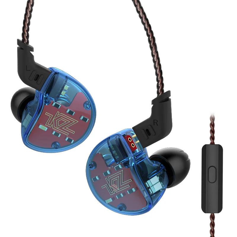 Наушники вкладыши KZ ZS10 4BA + 1DD с динамическим якорем 10 драйверов мониторы басов