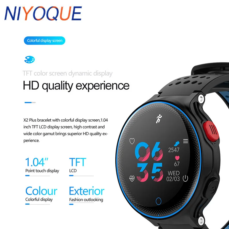 IP68 Waterproof X2 Plus Sports Bracelets Bluetooth Smart Watch Connected Blood Pressure Heart Rate Monitor SmartWatch IP68 Waterproof X2 Plus Sports Bracelets Bluetooth Smart Watch Connected Blood Pressure Heart Rate Monitor SmartWatch
