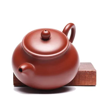 

Handmade Chinese Yixing Tea Set Pan Teapot Zisha Hu Liao Wu Qiang Dahongpao Mud Kung Fu Tea Pot 150ml Purple Clay Gongfu Teapot