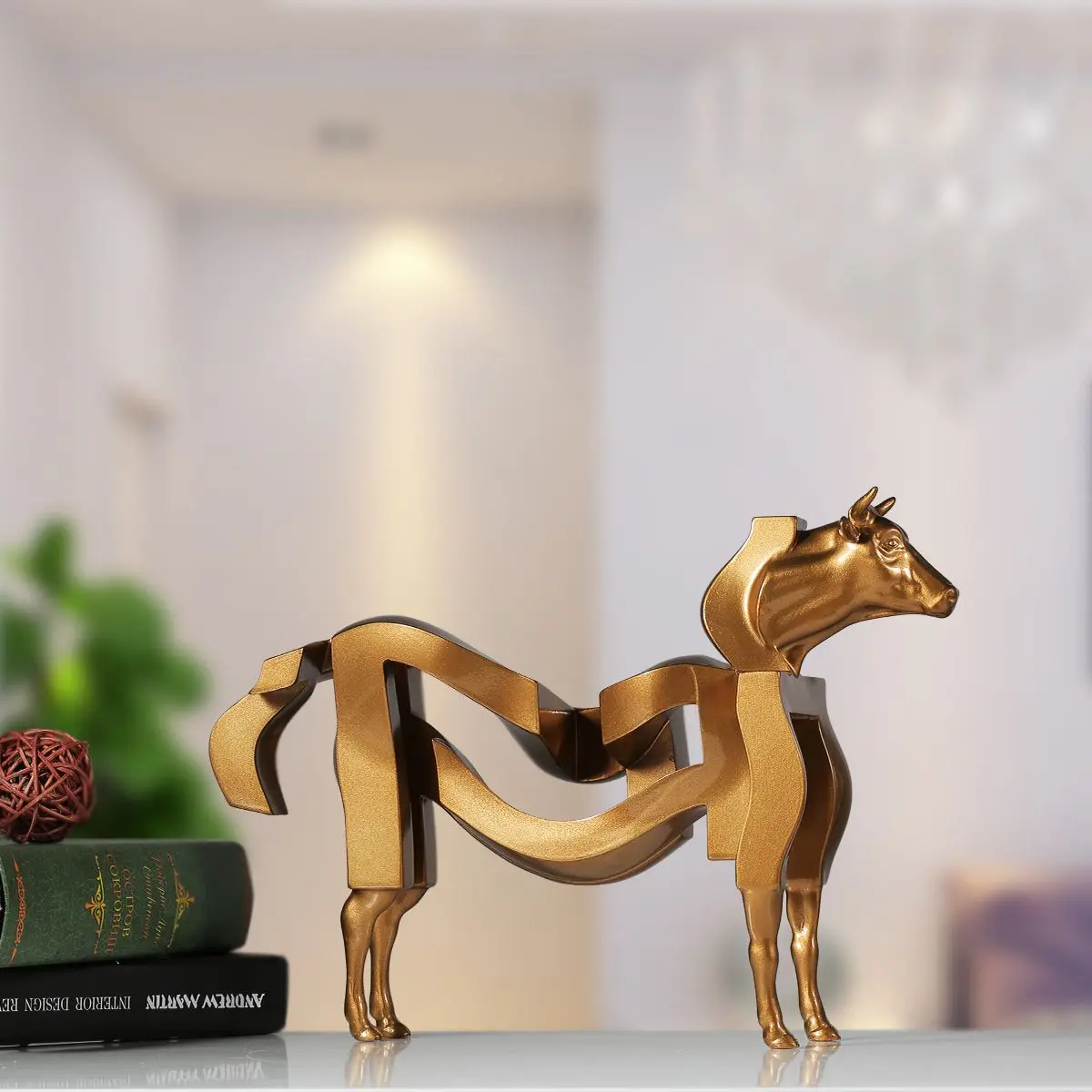 Абстракционизма скот смолы скульптура 3D моделирование первоначально