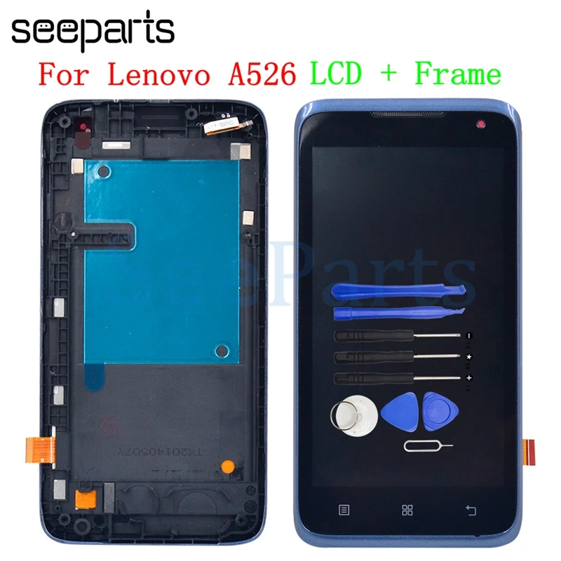100% протестированный на 4 5 &quotLenovo A526 ЖК-дисплей + кодирующий преобразователь