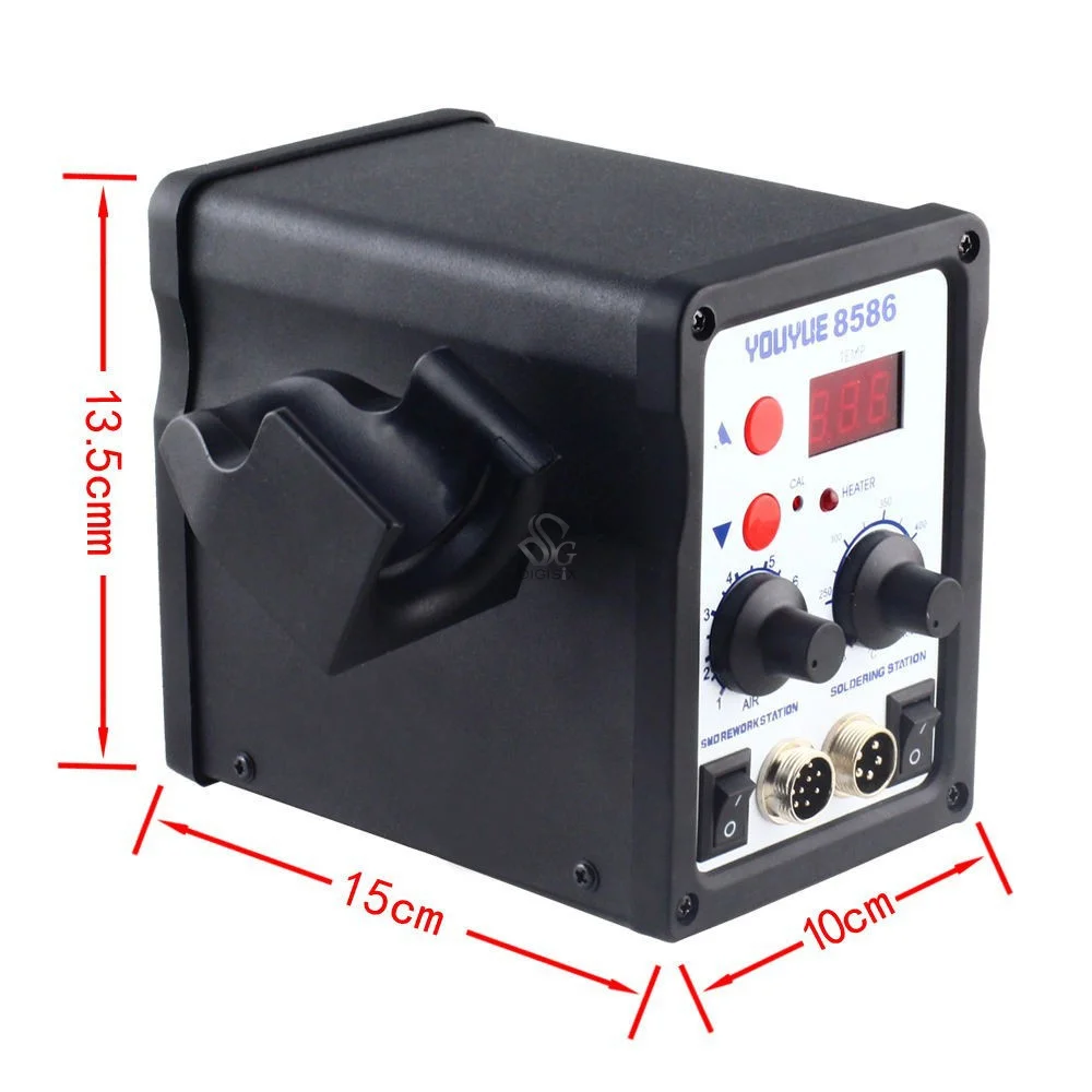 

Free shipping YOUYUE 8586 700W ESD Soldering Station LED Digital Solder Iron Desoldering Station BGA Rework Solder Station