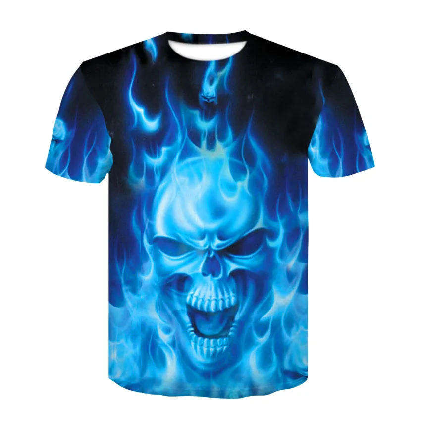 DEWIN Du Thunder Skull Футболка мужская женская хип-хоп летняя футболка Camisa Masculina женская футболка унисекс футболка harajuku