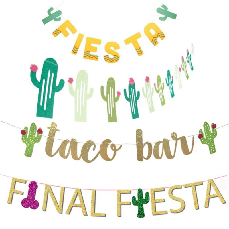 

Omilut LLama Birthday Party Banner Alpaca Cactus Banner Mexican Party Cake Topper Cute LLama Supplies Gift For Child