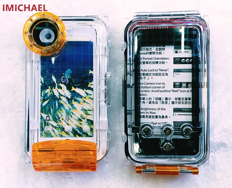 

IMICHAEL For iphone X waterproof protective case mobile phone shell underwater camera for Apple phone case