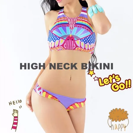 HIGH NECK BIKINI