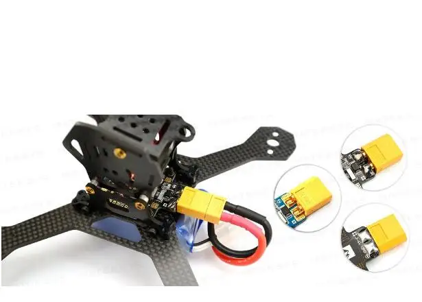 Плата распределения питания Matek FCHUB 6S Hub 5 В и 10 в BEC Встроенный датчик тока 184A 9g для