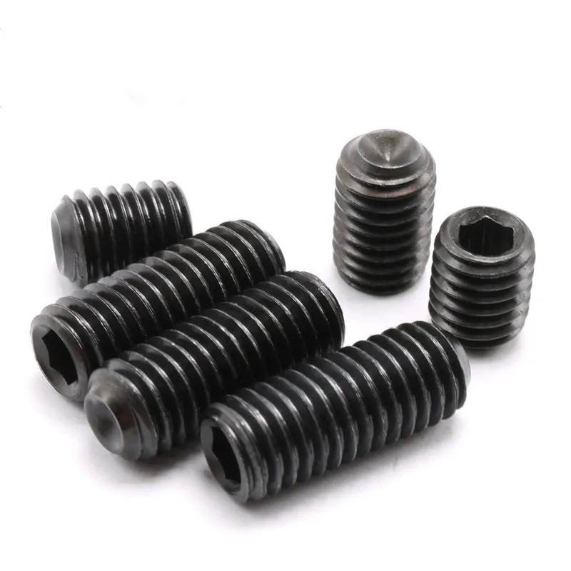 25pcs/Lot 12.9 Class Carbon Steel Allen Head Hex Socket Grub Screw Metal Hex Socket Grub Screw