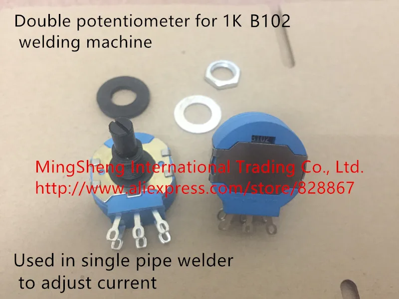 

Original new 100% inverter welding machine 1K double potentiometer B102 RV28GP B102-20/3 (SWITCH)