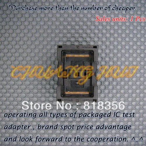 CTP048-A125AB TSOP48 0,5 мм IC Тесты гнездо/программист адаптер/Burn розетка(CTP048) двойной контакт