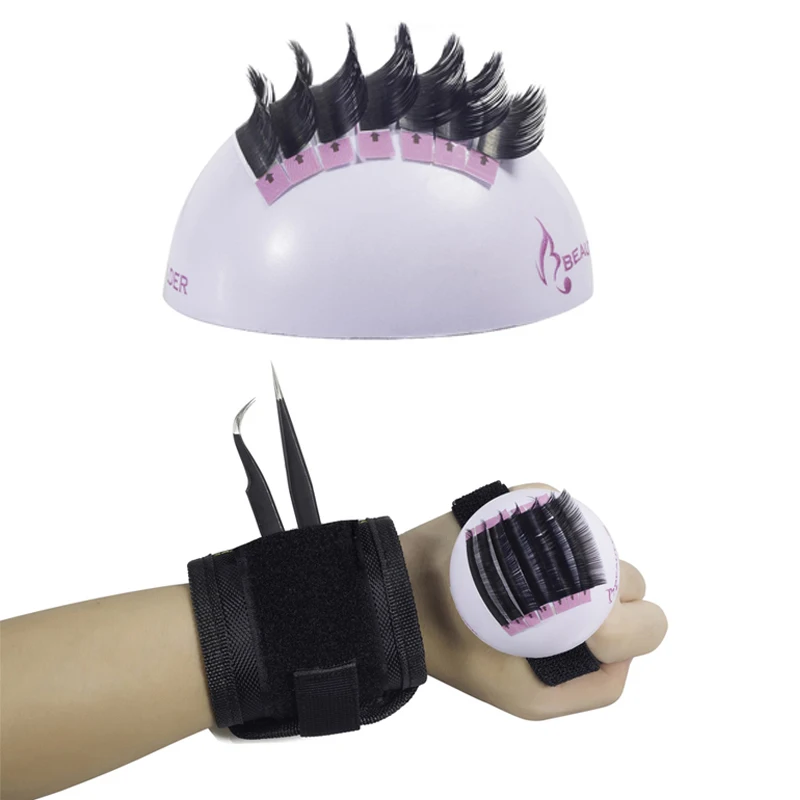 Tesoura de Maquiagem beauty7 1 conjunto sobrancelha cílios Feature3 : Lashes Holder Fake Lashes Extension Essential Tool