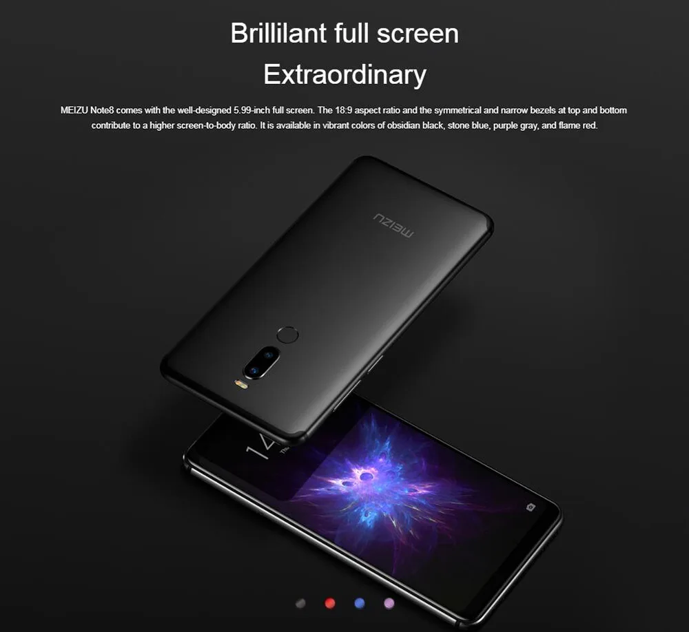 Оригинальный Meizu Note 8 мобильный телефон 4 Гб 64 6 дюймов Android 1 Восьмиядерный Snapdragon 632