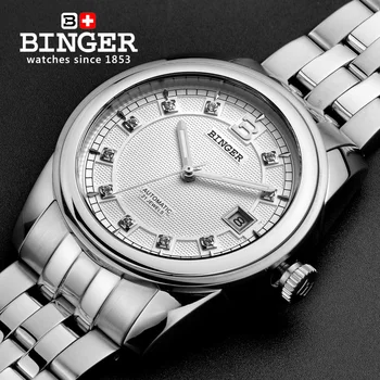 

Switzerland BINGER watches men luxury top brand Japan MIYOTA automatic Mechanical Watches Diamond Sapphire Men's Clock B5010-7