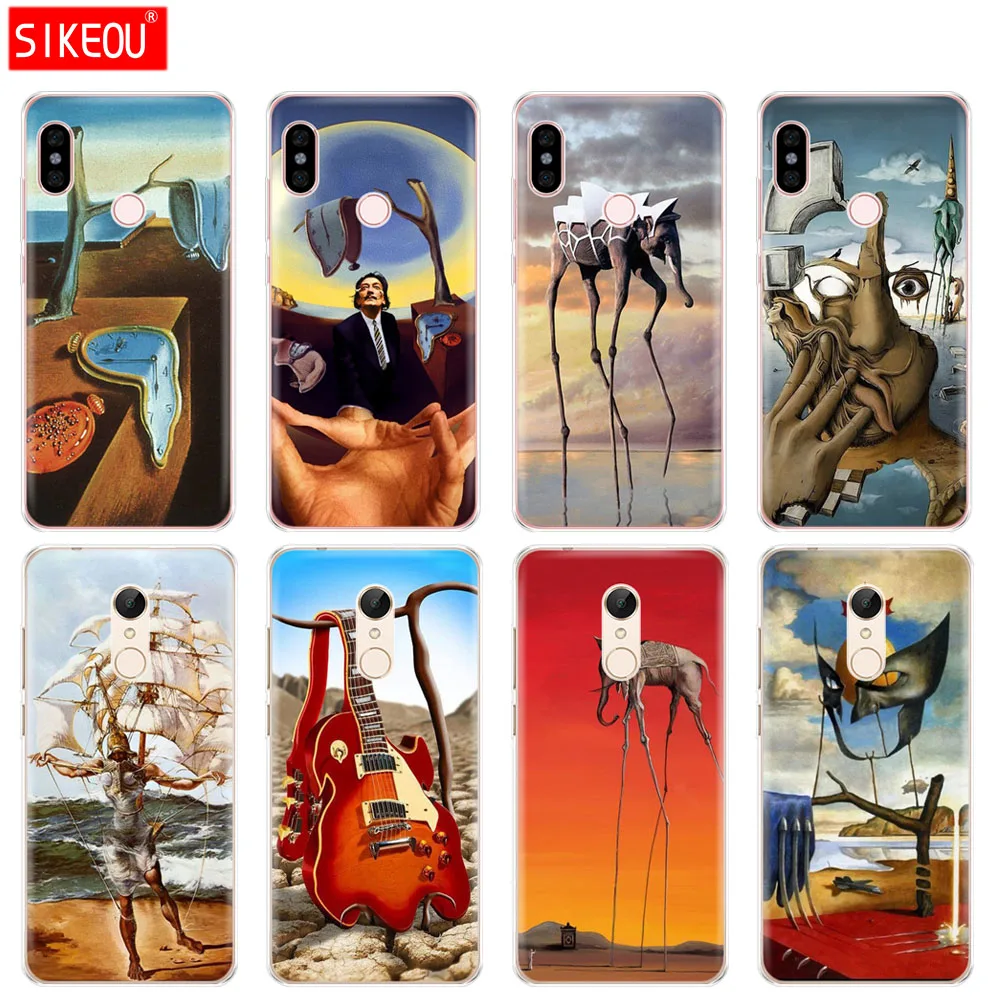 

Silicone Cover phone Case for Xiaomi redmi 5 4 1 1s 2 3 3s pro PLUS redmi note 4 4X 4A 5A Salvador Dali rat