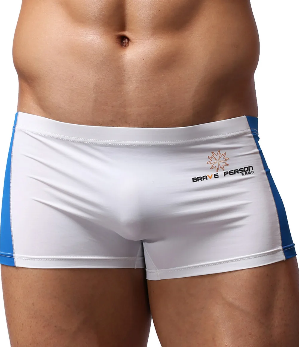 Brave Person Men's Low Rise Sexy Boxer Spandex Shorts Men's Boxer