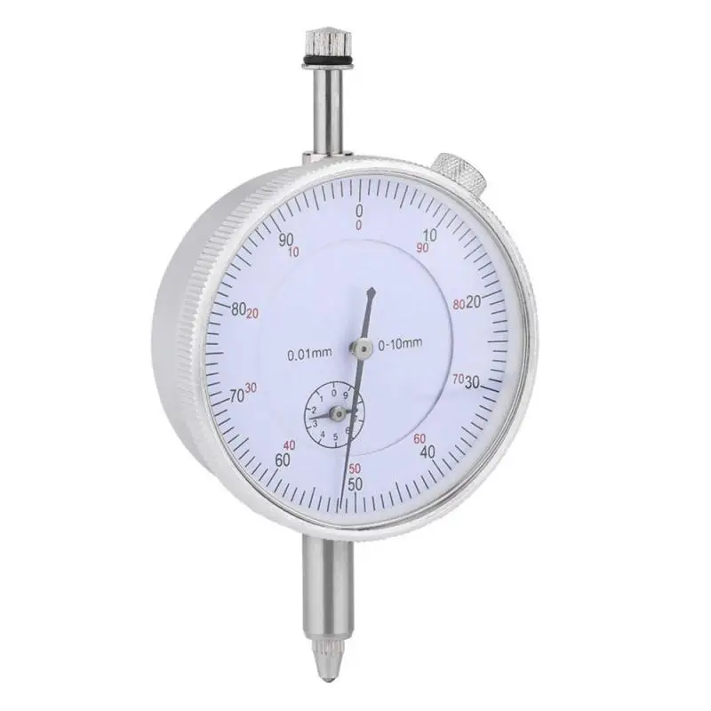 

New 0-10mm Dial Indicator Gauge 0.01mm Accuracy Measuring Meter High Accuracy Instrument Tool New Metal For Woodworking