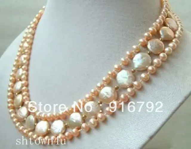 

free shipping >>>>>Women's Jewelry coin pearl necklace