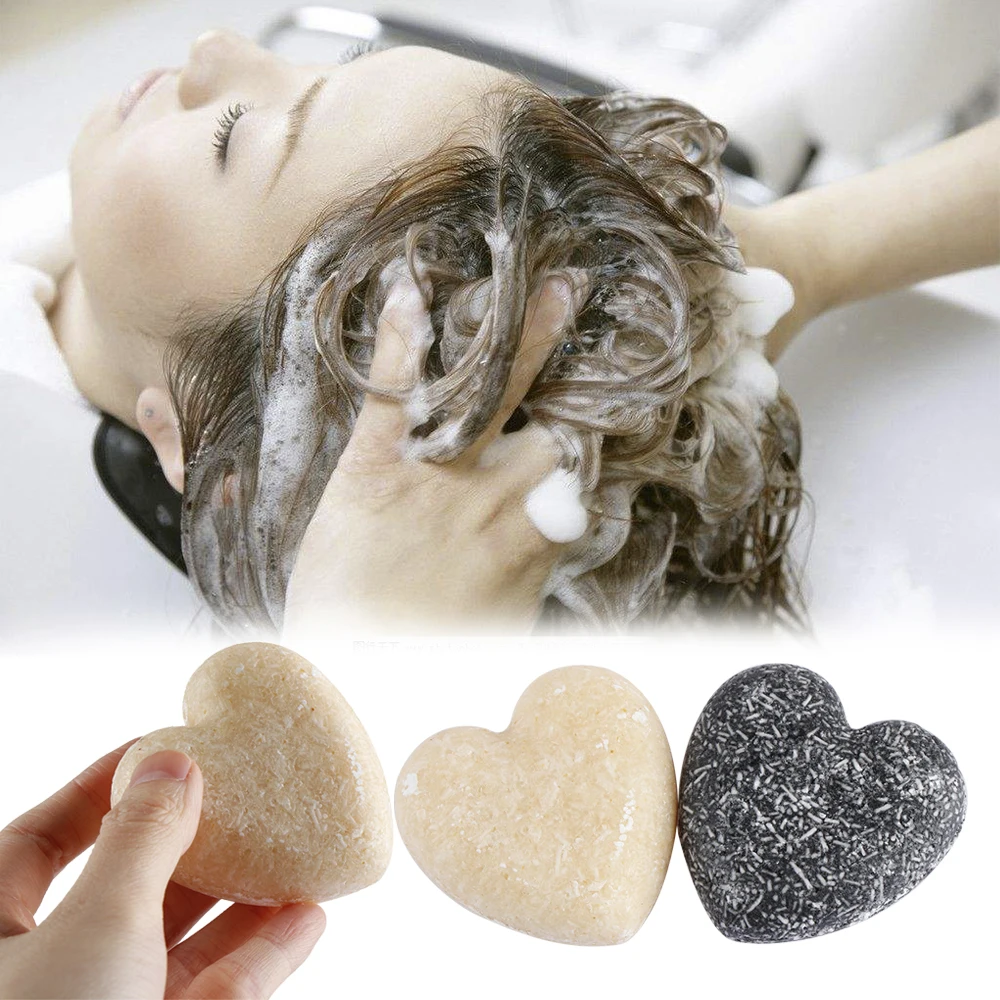 

New Handmade Hair Shampoo Soap Antidandruff Cold Processed Bamboo Charcoal Shampoo Bar 100% Pure Hair Shampoos Hair Care Tools