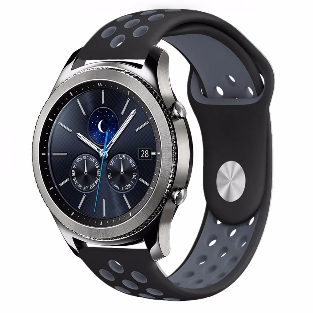 Gear S3 Frontier для samsung Galaxy watch active 46 мм 42 мм gear sport amazfit ремешок Bip huawei watch GT 2 Band