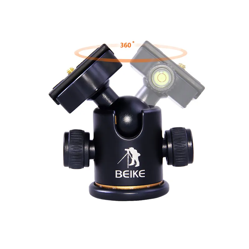 Fosoto BK-03 тренога для камеры с шаровой головкой с пластиной быстрого крепления для камеры 1/" винт и два уровня шаровая Головка для штатива-monopodDSLR Камера Максимальная нагрузка до 8 кг