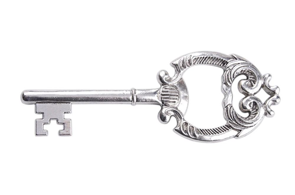 

5PCS Tibetan silver Metal Big Spiral key pendants A39484