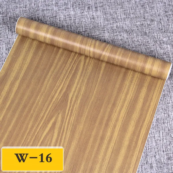 Self adhesive Wood Grain Wallpaper PVC Waterproof Wall sticker