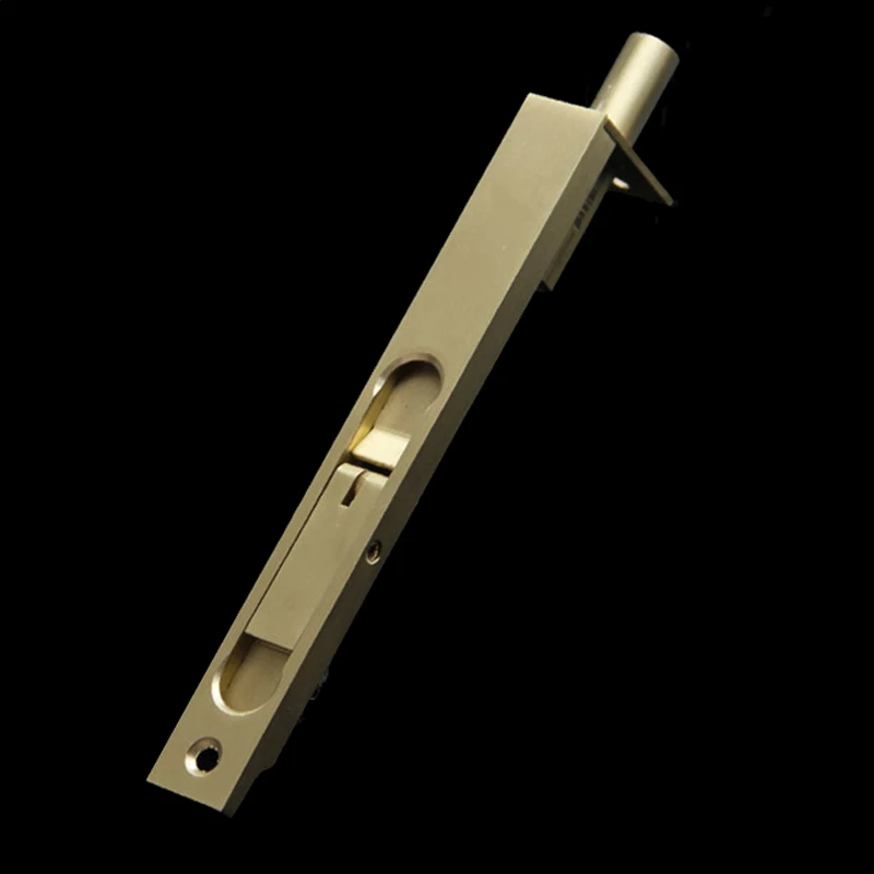 High Quality 2PCS Luxury Brass Security Door Bolts Lever Action Flush