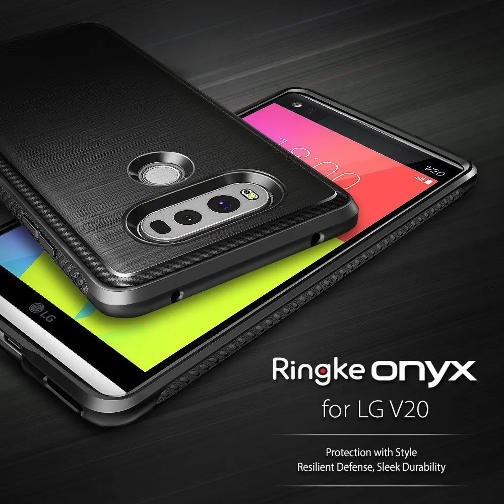 Ringke Onyx LG V20 Case Capa Fundas Durable Anti-Slip Flexible TPU Military Grade Drop Risistance Cases for |