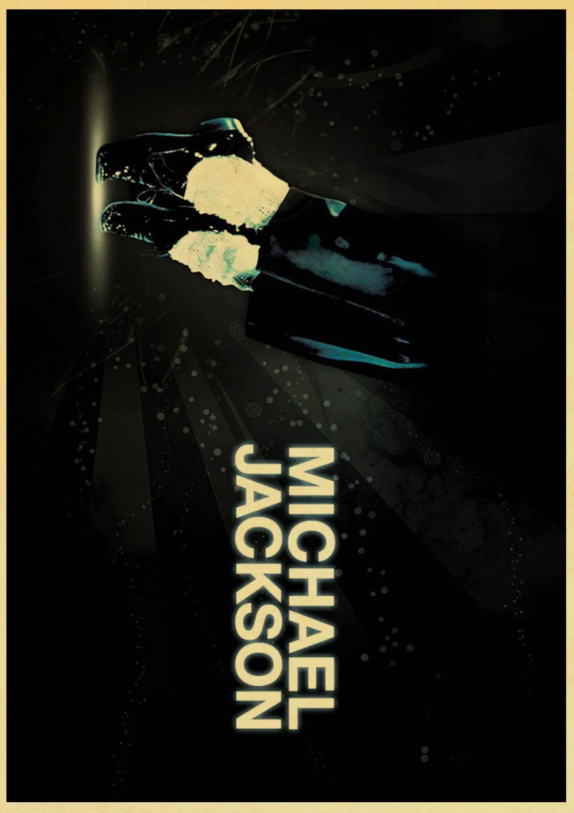Рок-музыка звезда Майкл Джексон плакат домашнее украшение Стены Печать на крафтовой бумаге настенный художественный плакат живопись - Цвет: W031