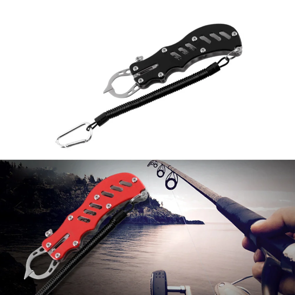 

Stainless Steel Fish Lip Grip Control Pliers Alloy Handle Multifunction Fishing Tackle Tool WHShopping