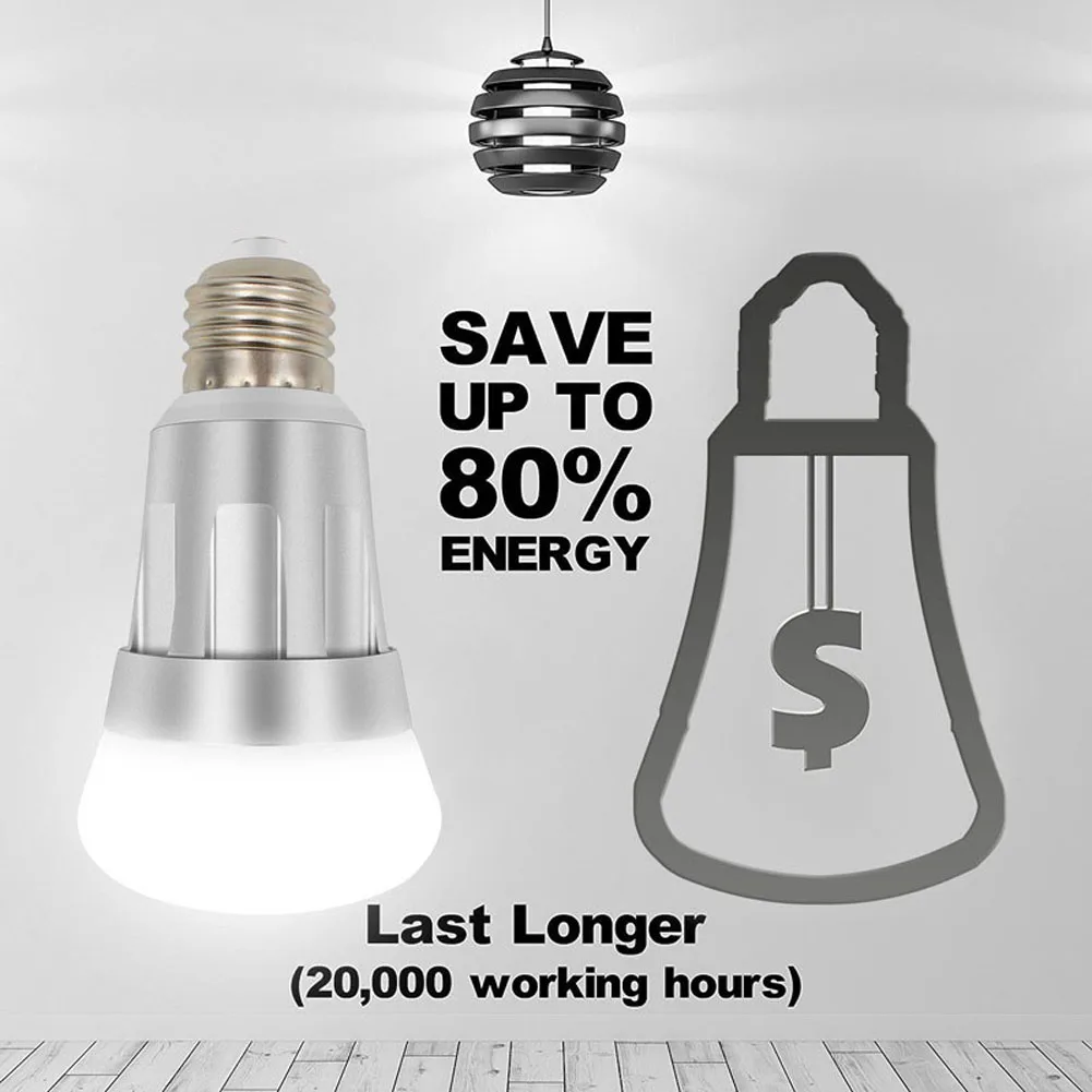 

Wi-Fi Smart Light Bulb Dimmable Multicolored LED Bulbs for Amazon Alexa Google Home JA55