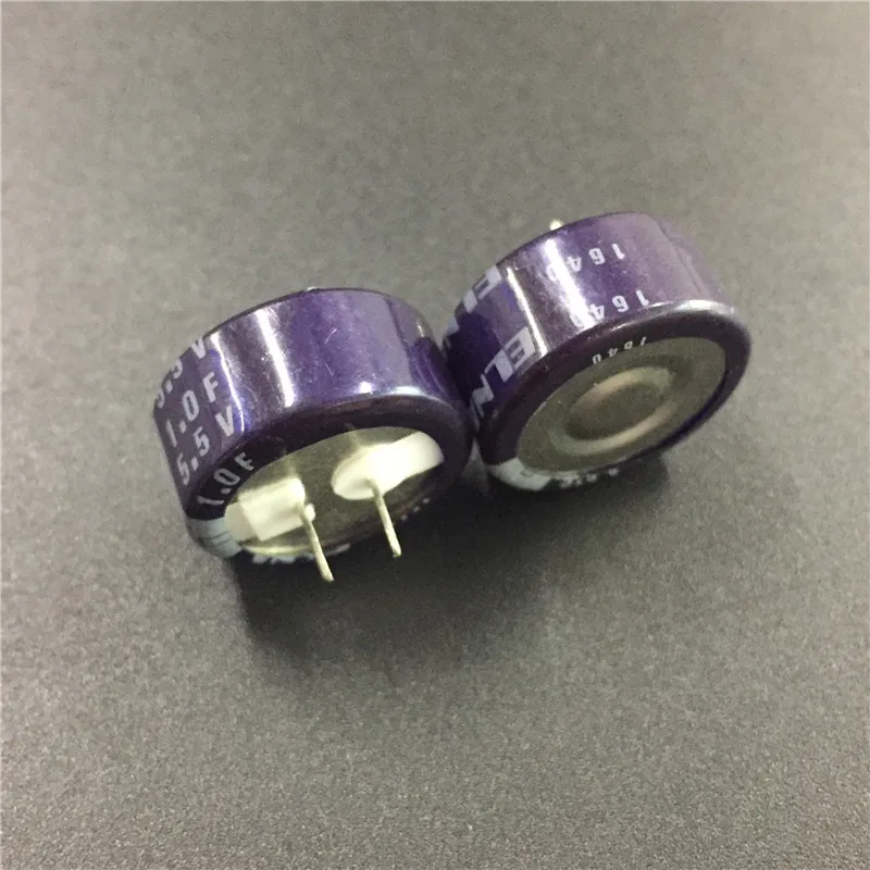 

2pcs 1F 1.0F 5.5V ELNA DHL Series 21.5x9.5mm 5.5V1F Super Farad Capacitor
