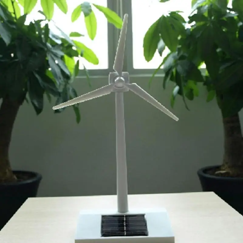 3D DIY солнечный ветряная мельница собранная модель образование забавные детские игрушки подарок ABS пластик ветряная турбина для детей Детские игрушки