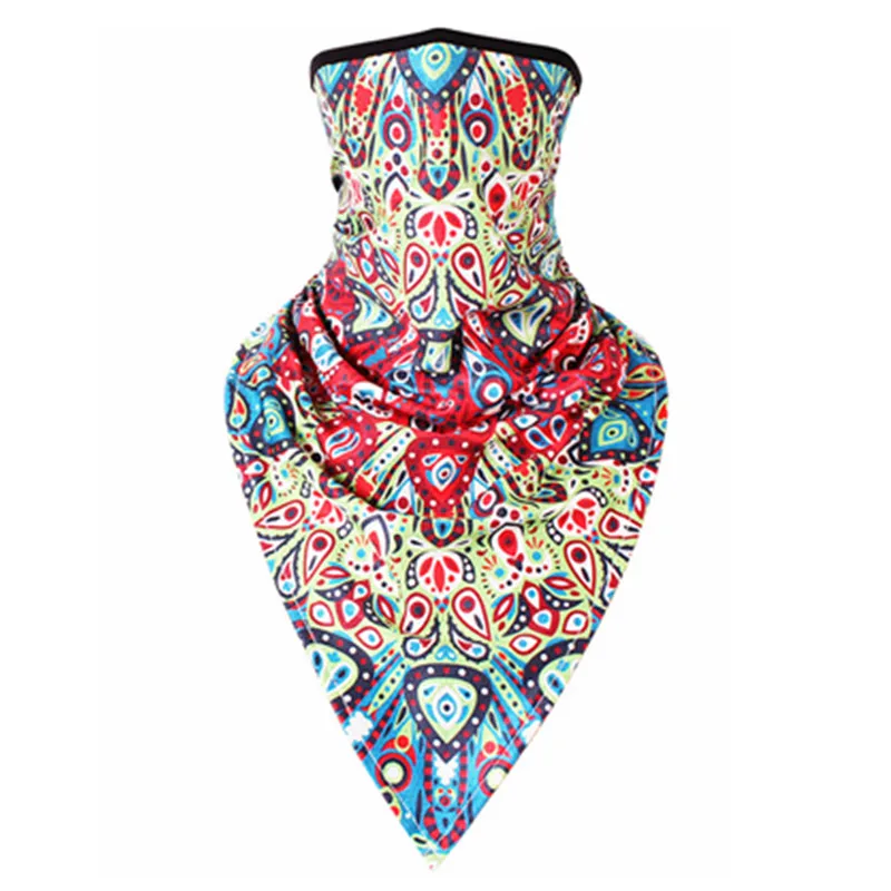 Зимний шарф мужской модный мотоциклетный ветрозащитный шарф-Бандана волшебная маска для лица Балаклавы сноуборд треугольный шарф женские шапки - Цвет: 1