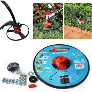 

Brush Cutter Accessories Grass Trimmer Head Stainless Steel Garden Grass Brush Cutter Heads Kit for Most Brushcutters
