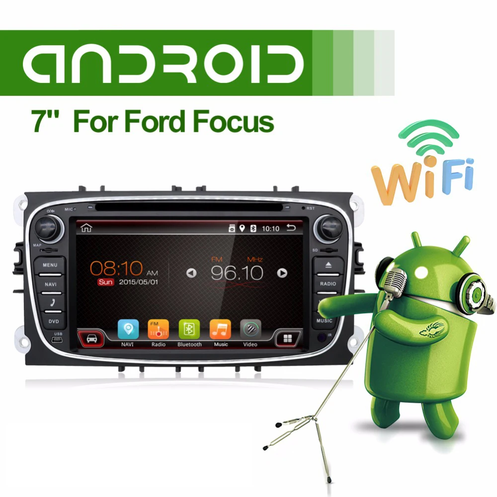 Capacitive Screen Android 7 1 font b Car b font DVD Navigation for Ford Mondeo S