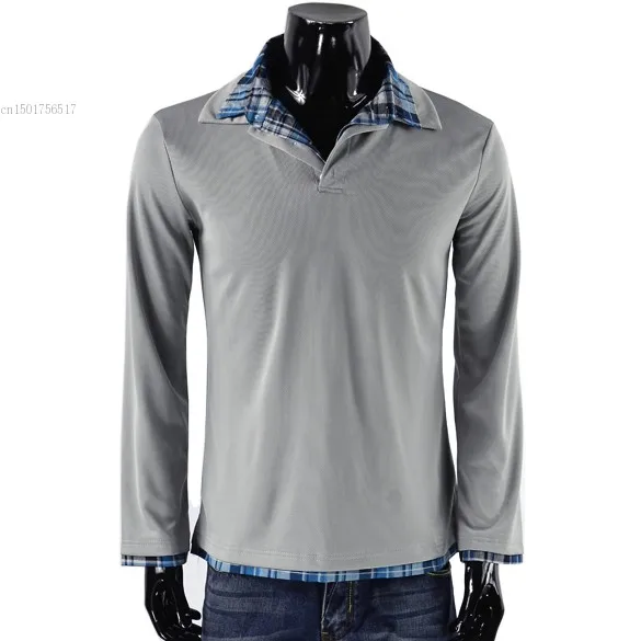 Clearance Sale Long Sleeve Men's T shirt Casual Men Polo Shirt T shirts
