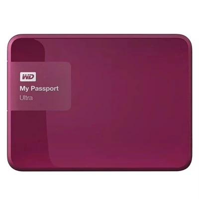 WD 1 ТБ 2 ТБ внешний жесткий диск Портативный шифрование пароль компьютер HDD HD SATA USB 3,0 My Passport Ультра запоминающее устройство - Цвет: Wine Red