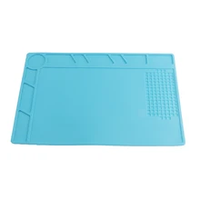 Термостойкий инструмент коврик Многофункциональный изоляция паяльной станции силиконовый