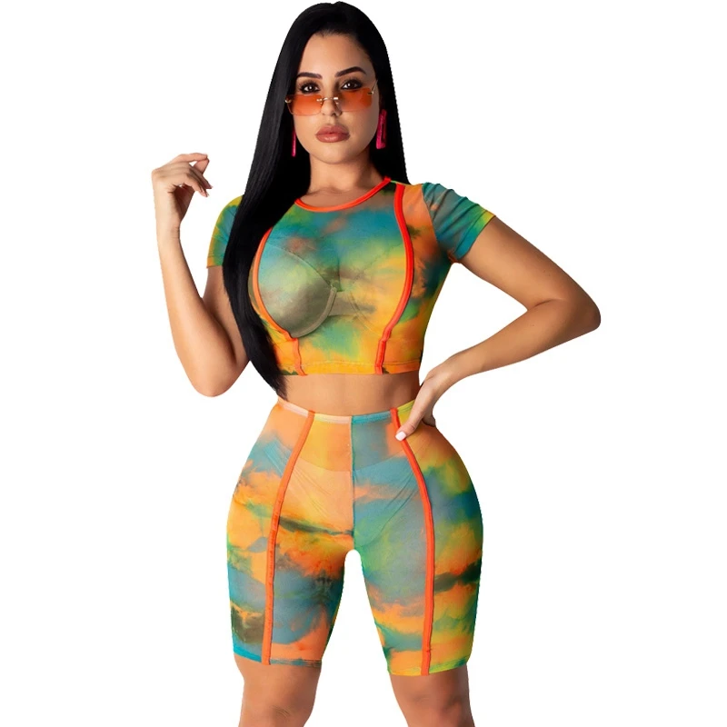 tie dye 2 piece outfit