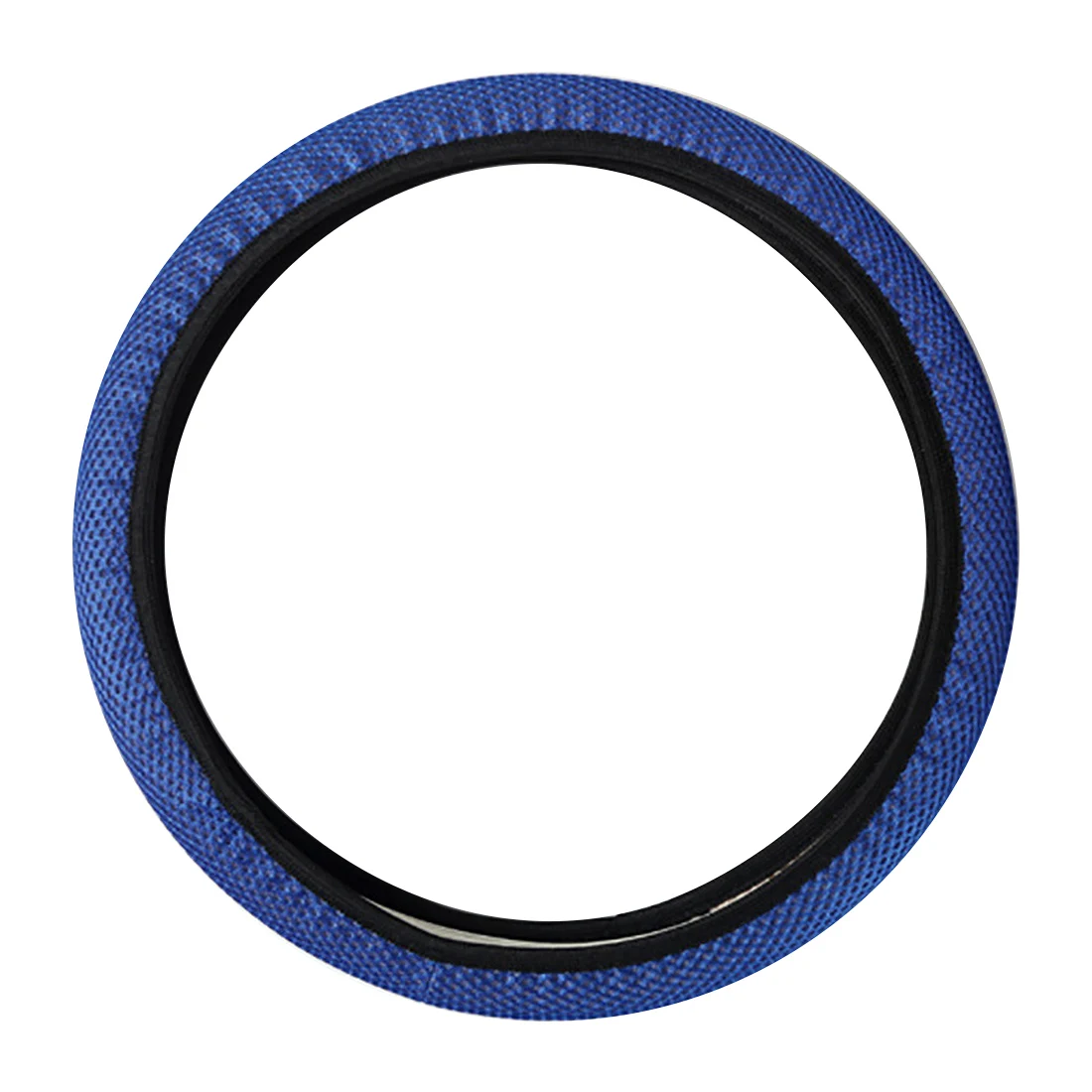 Dewtreetali универсальный чехол рулевого колеса автомобиля дышащий Сэндвич Ткань протектор рулевого колеса авто украшение автомобиля Стайлинг - Название цвета: Blue