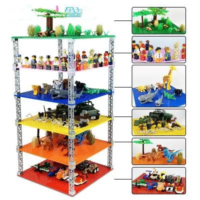 City Military Building blocks Parts Accessories Stent Column 2x2x10 DIY Toy For Gift ww2 Compatible With LegoINGlys Technic Bulk