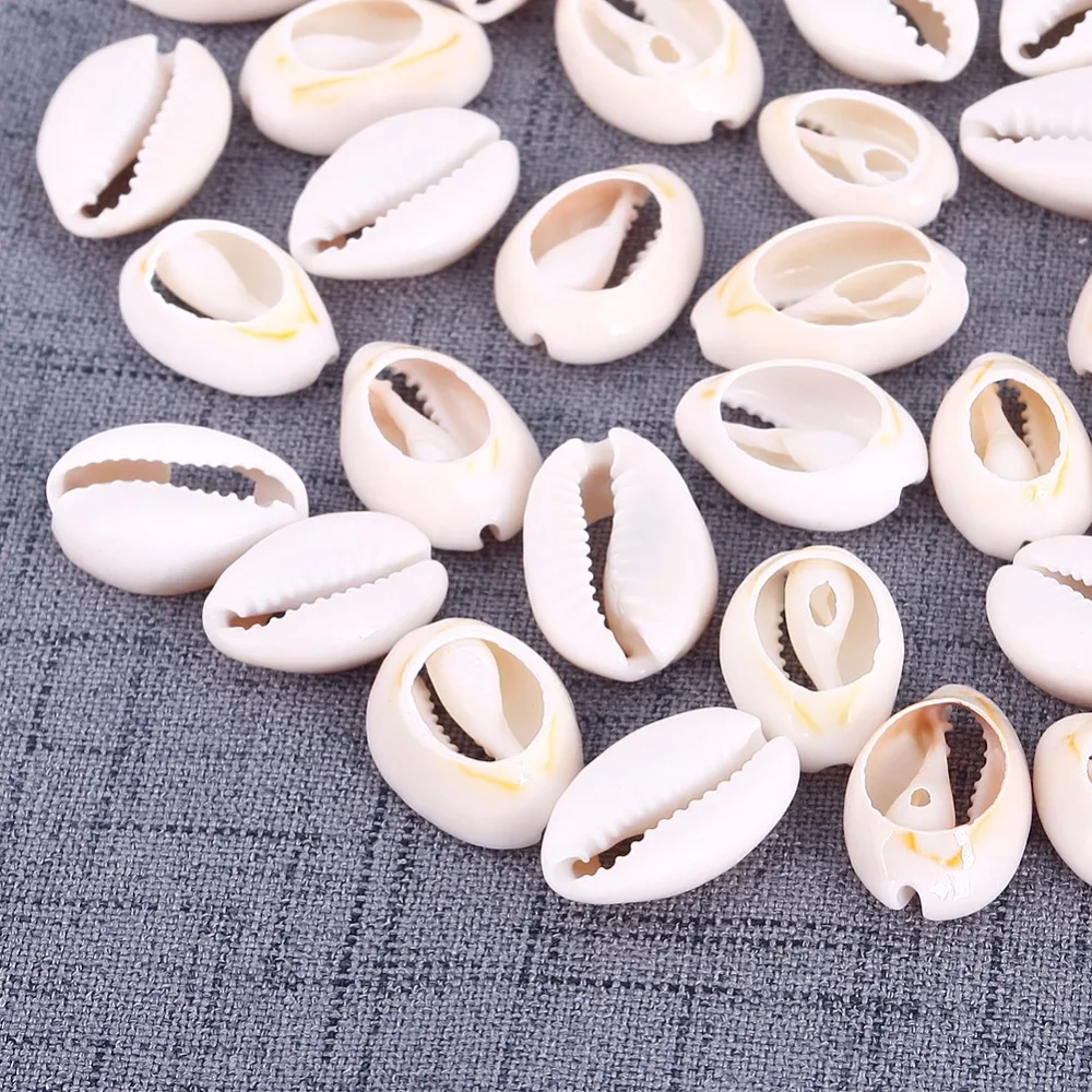 50 шт./упак. Natural Sea Shell Loose Beads домашнее украшение ремесло раковины кулон ювелирные изделия Аксессуары#244993