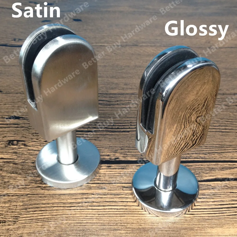 For10 12mm Glass Support Holder,glass clamp,round stainless steel glass