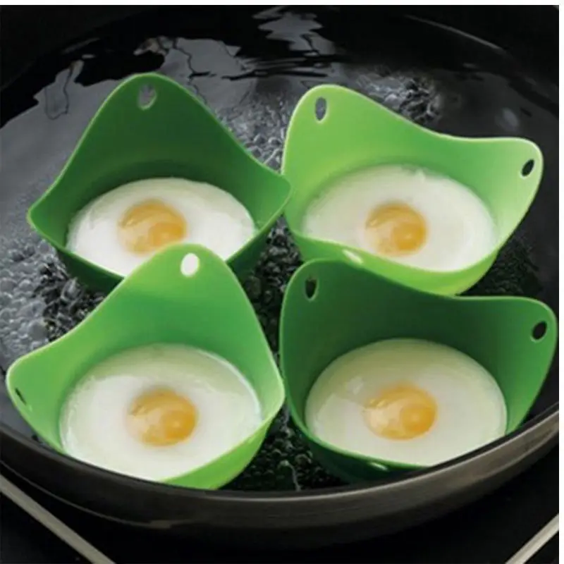 1 pc Egg Poacher Cook Poach Pods Silicone Kitchen Cookware Tool Home
