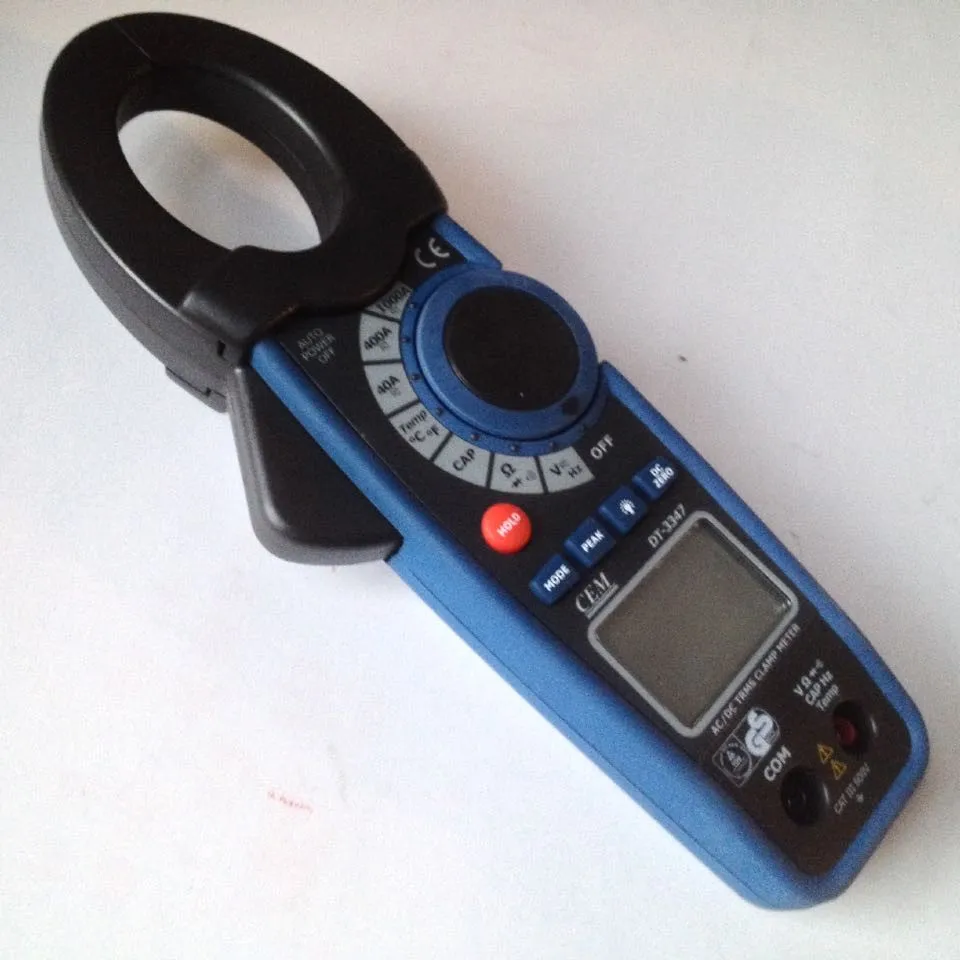 AC/DC Clamp Meter 1000A AC Clamp Meter Digital Clamp Meter DT3340 AC/DC Clamp Meter 1000A AC Clamp Meter Digital Clamp Meter DT3340