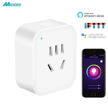 

Wifi Smart Plug Mini Homekit AU Socket Energy Monitoring 15A Voice Control Works with Amazon Alexa Google Home