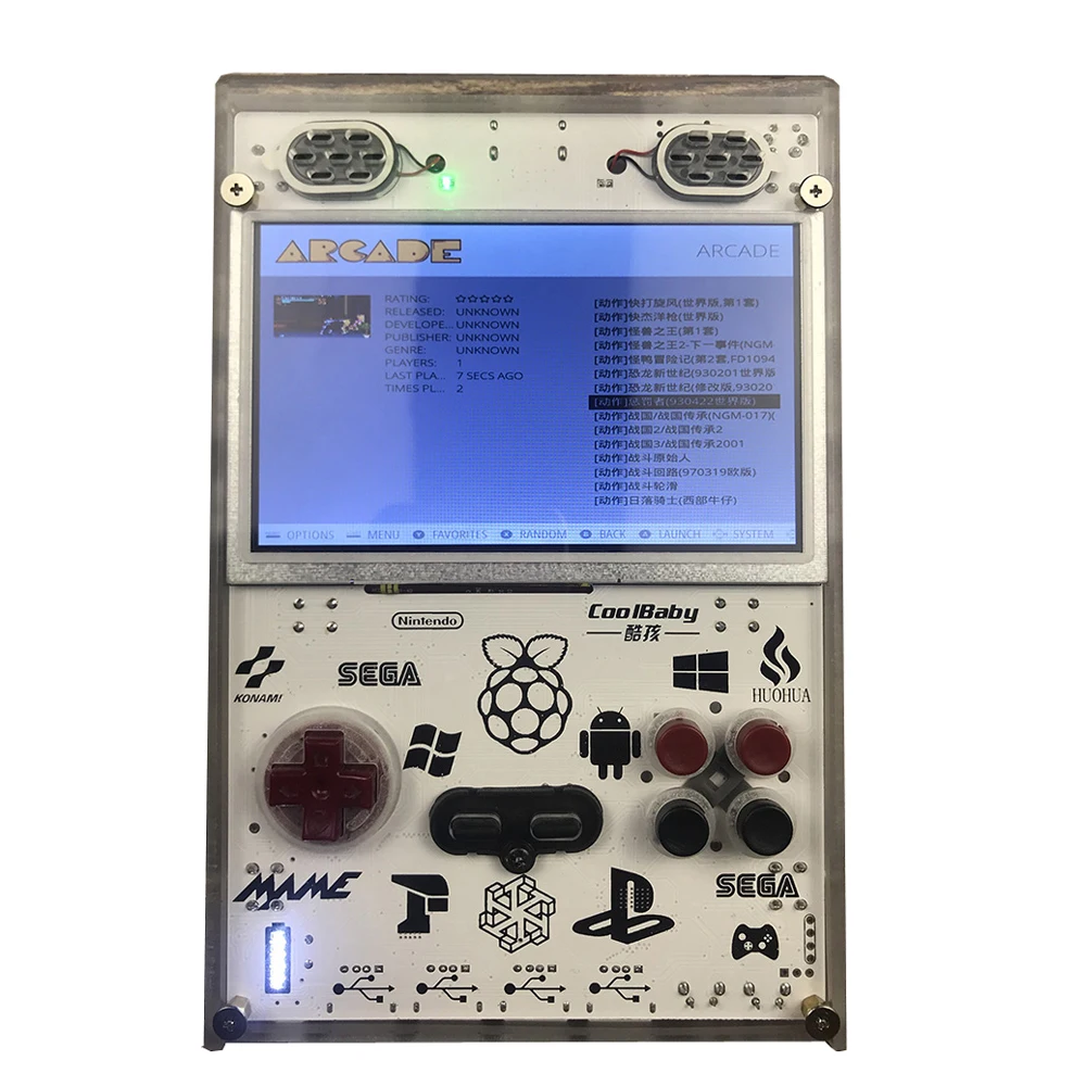 LUSYA 5 дюймовый HD IPS дисплей Raspberry Pi игровой коврик ручной геймпад|Запасные части| |