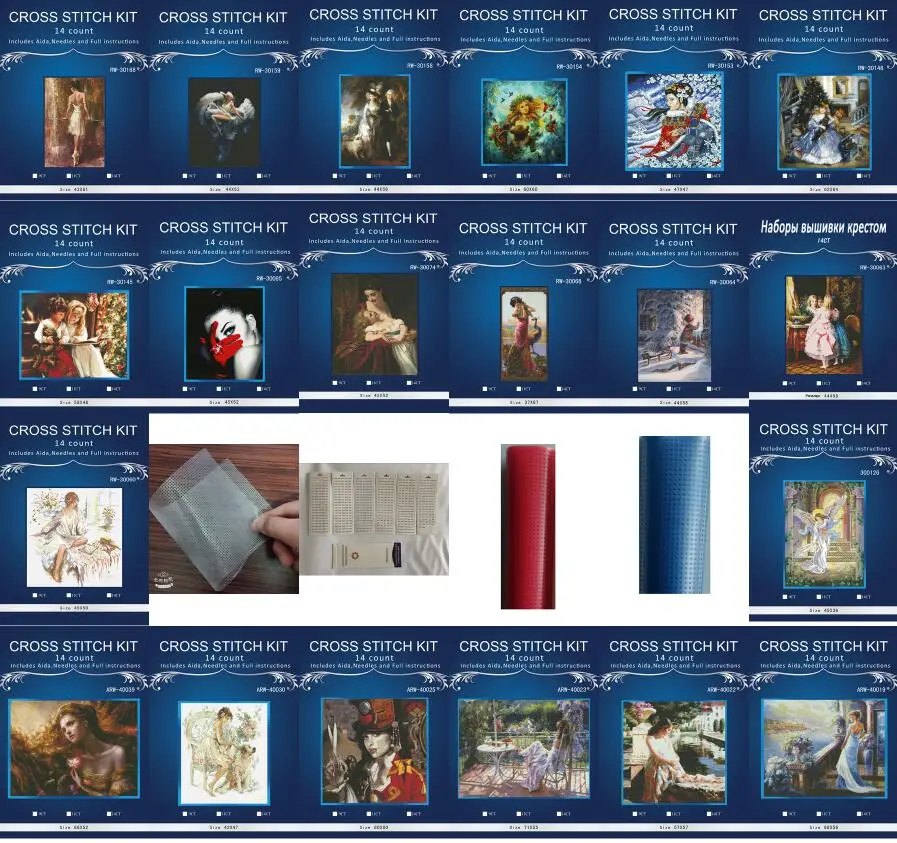 

oneroom Embroidery Counted Cross Stitch Kits Needlework - Crafts 14 ct DMC DIY Arts Handmade Decor - Girl style new 5